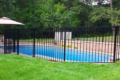 Safety Pool Fence Installed